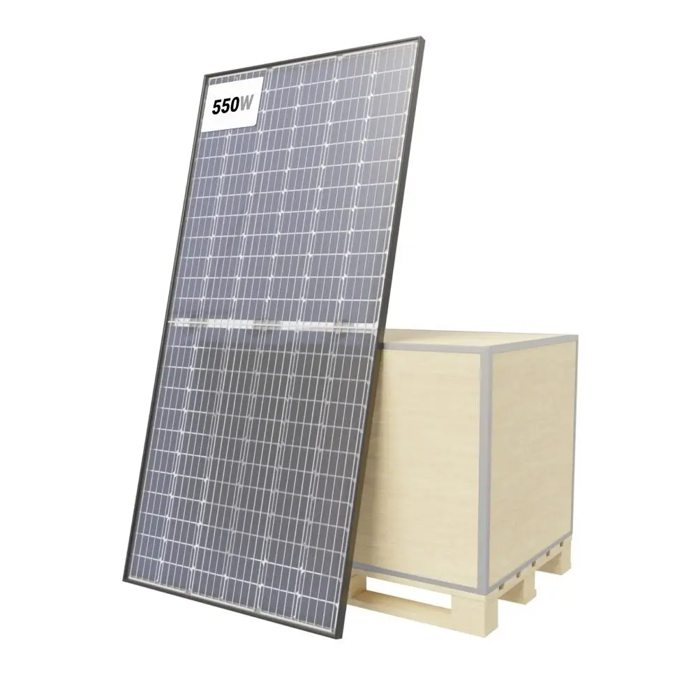 JA Solar 550W Solar Panel 144 Cell Bifacial JA-JAM72-D30-550MB Wholesale 31 panels per pallet